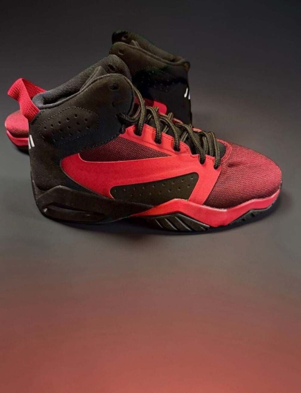 Jordan True Flight Gym Red Black Basketball Sneakers